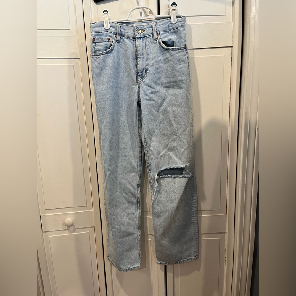 Zara size 2‎ full length jeans high waisted